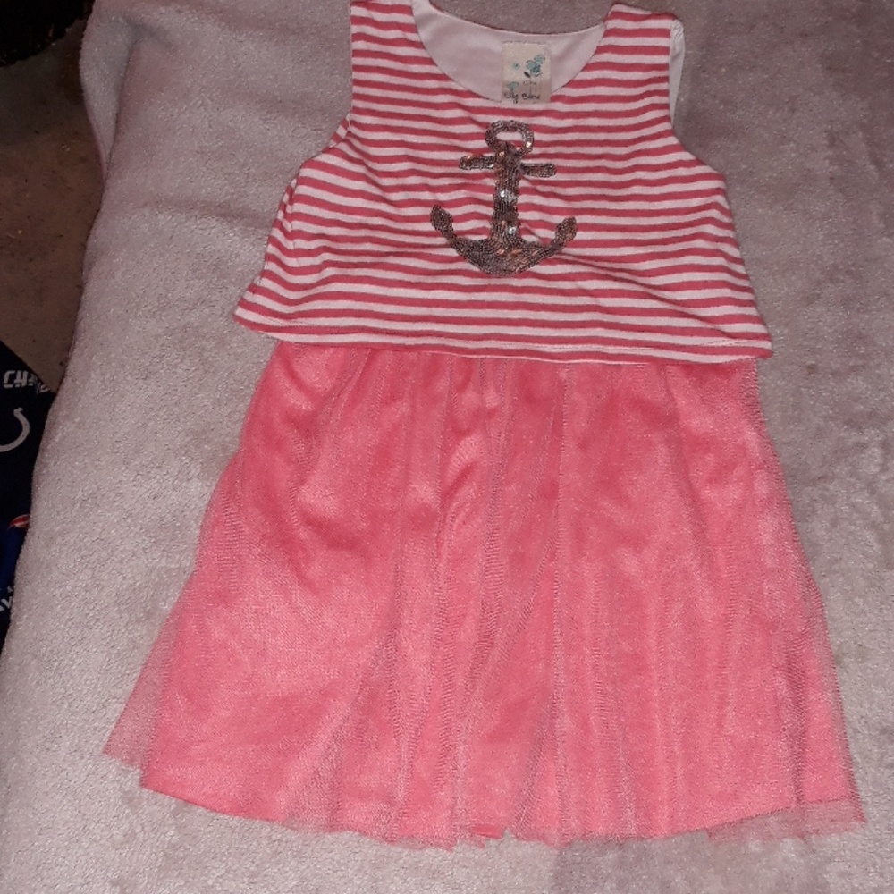 FINAL SALE✔GIRLS SIZE 4T ANCHOR DRESS